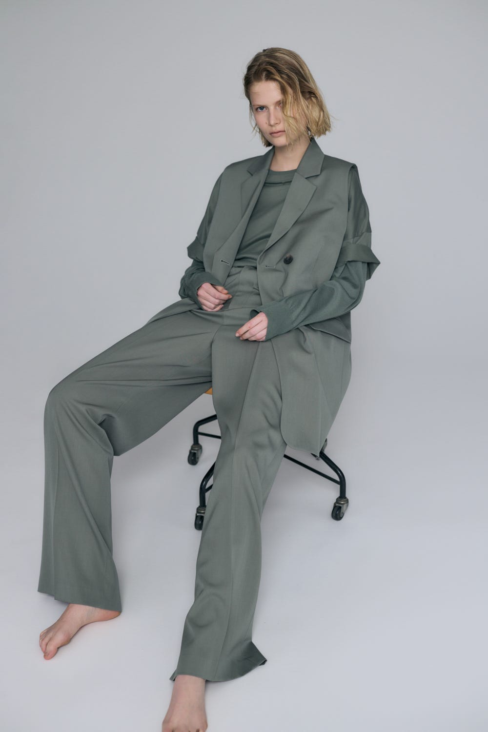 ENFOLD TAILORED VEST グレー TAILORED VEST｜38｜BLK｜JACKET｜|ENFÖLD OFFICIAL ONLINE