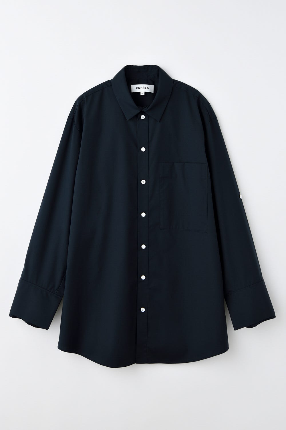CUFFS-COLOR SHIRT｜38｜WHT｜SHIRTS AND BLOUSES｜|ENFÖLD