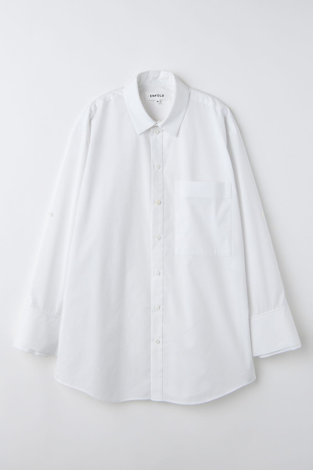 CUFFS-COLOR SHIRT｜38｜WHT｜SHIRTS AND BLOUSES｜|ENFÖLD