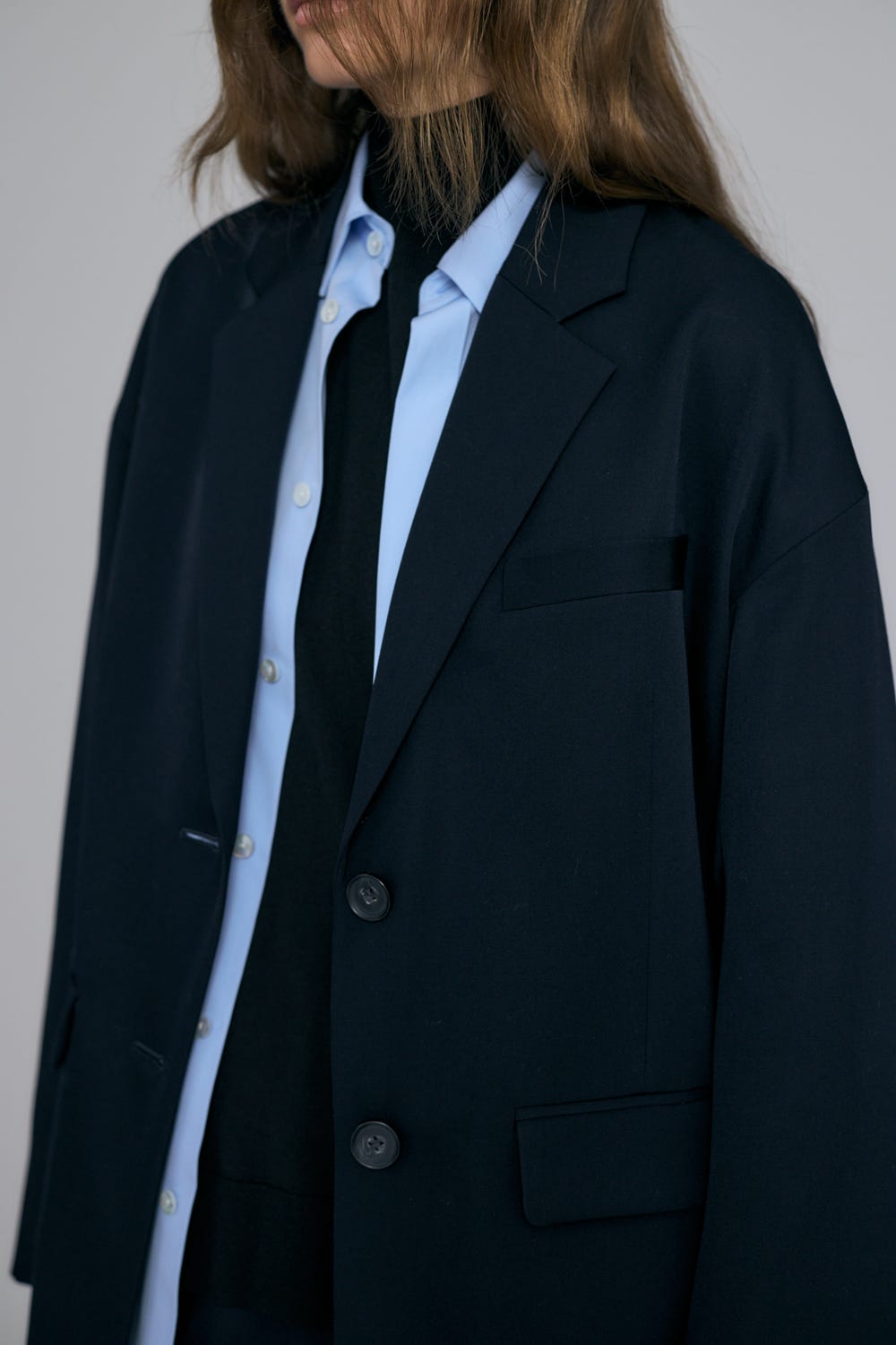 RELAX TAILORED-JACKET BLK 38