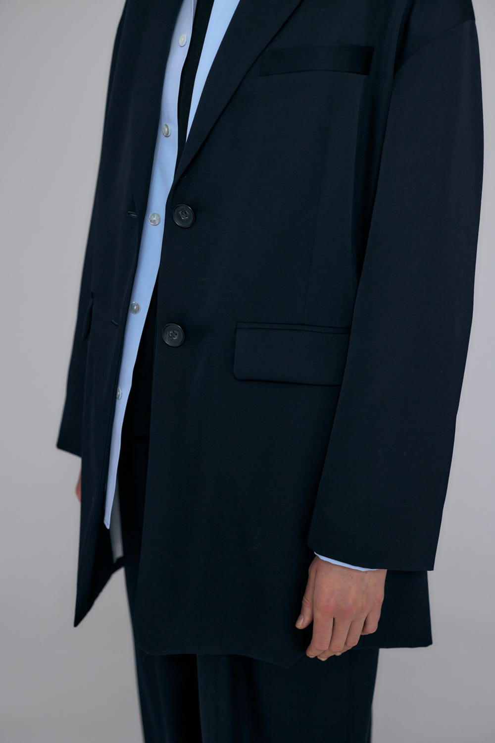 RELAX TAILORED-JACKET BLK 38