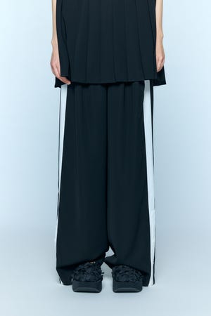 ENFOLD CURVE-HEM JOGGER PANTS サイズ38 ブラック CURVE－HEM JOGGER PANTS（300IS231