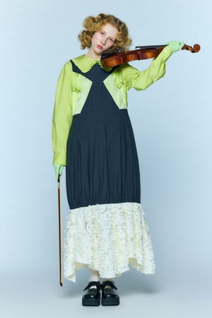 エンフォルドBALLOON-FRILL TANK-TOPS DRESS ブラック BALLOON-FRILL TANK-TOPS DRESS｜36｜BLK｜DRESS｜|ENFÖLD