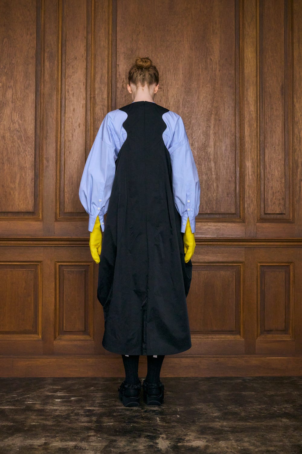 STOOL JUMPER-SKIRT BLK 38