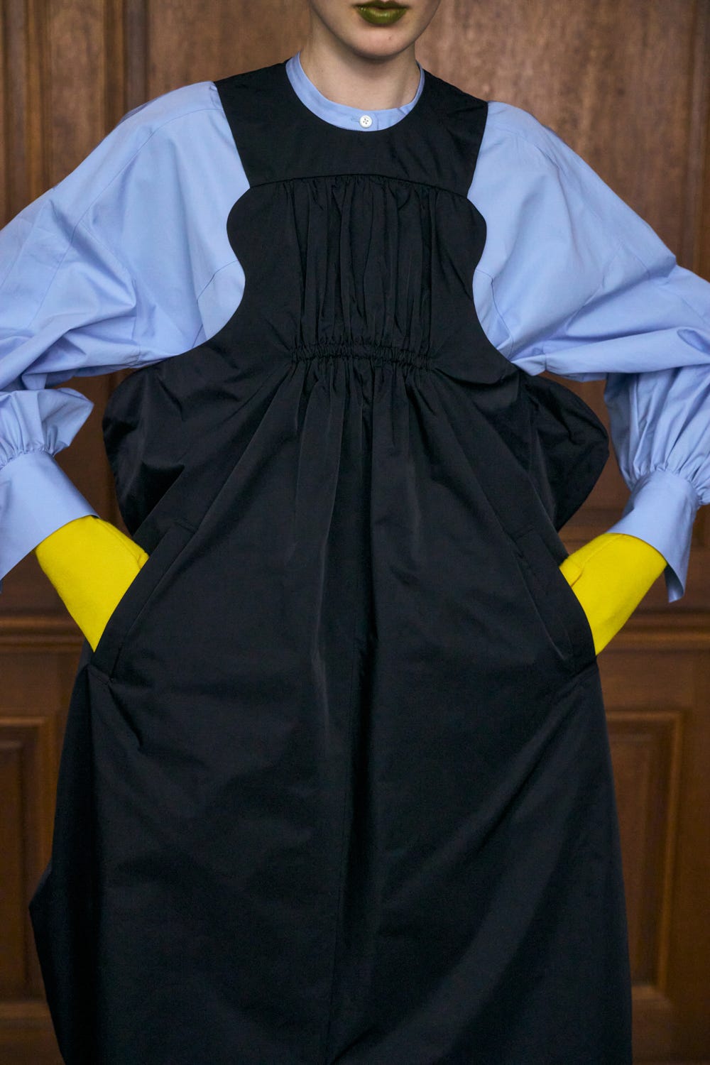 STOOL JUMPER-SKIRT BLK 38