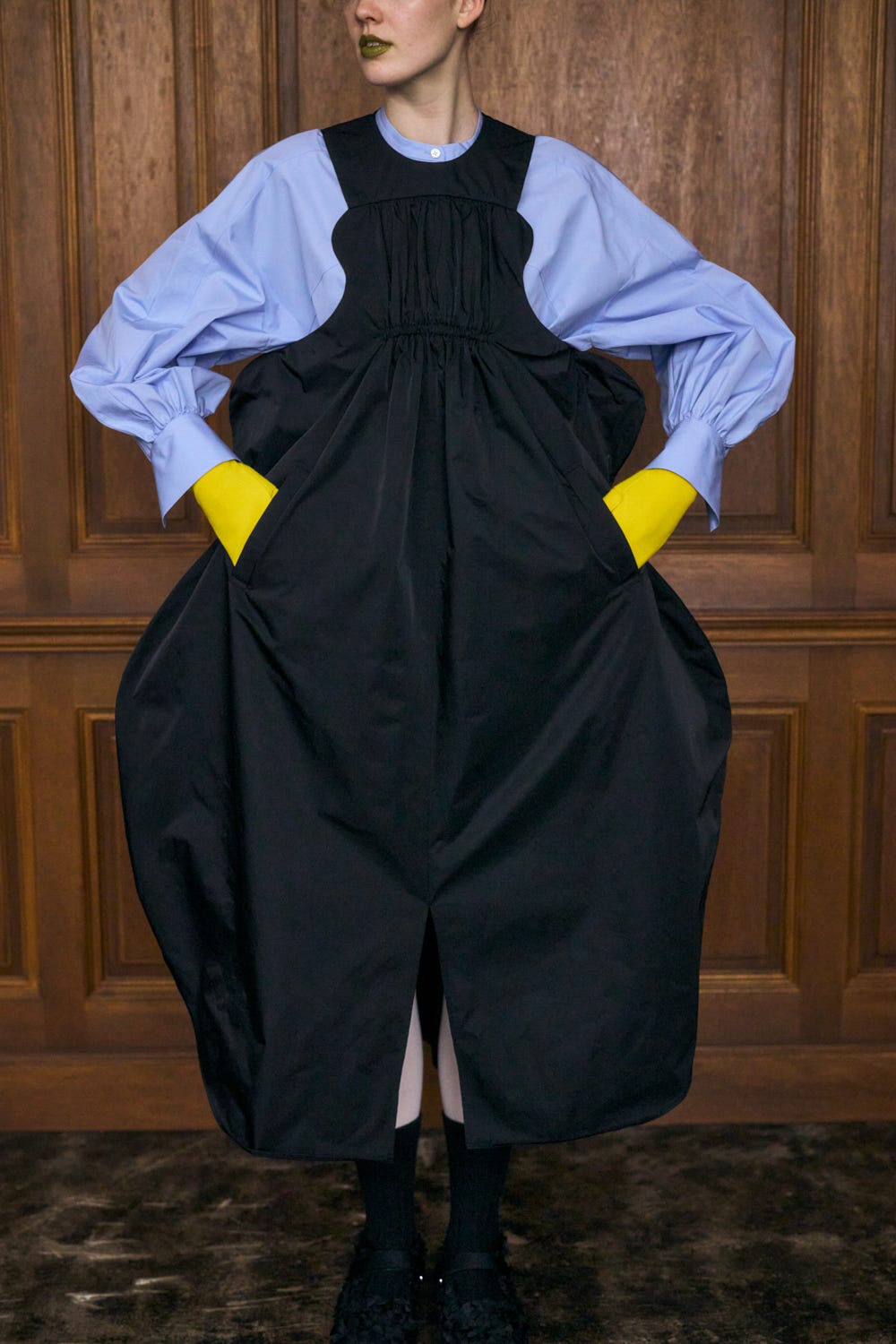 STOOL JUMPER-SKIRT BLK 38