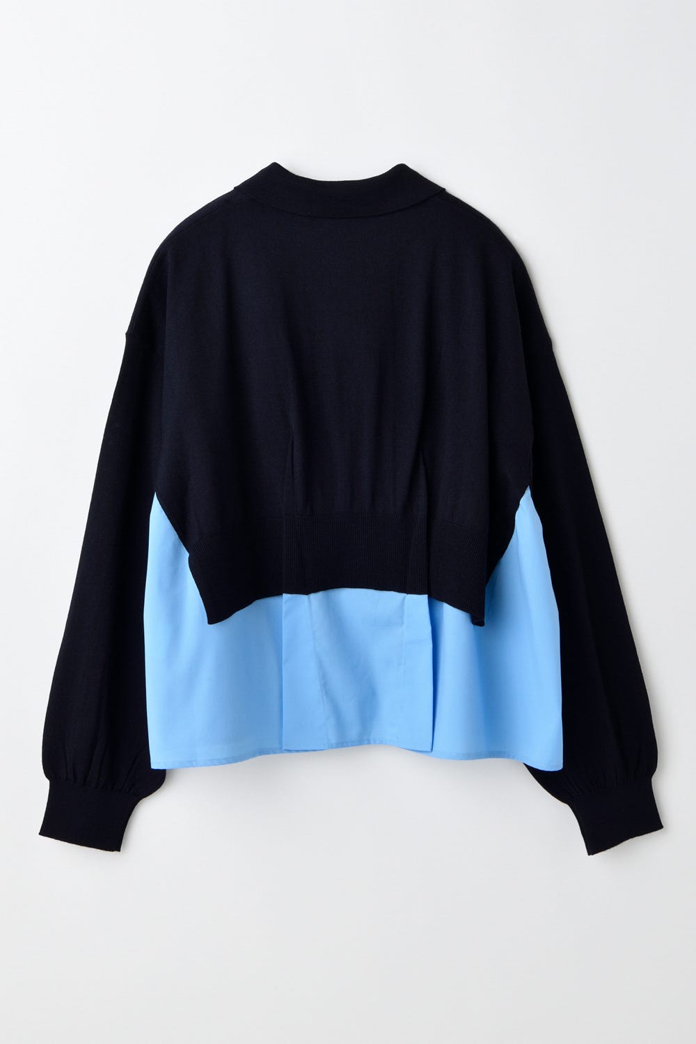 FAKE-LAYERED CARDIGAN｜38｜BLK｜KNIT WEAR｜|ENFÖLD OFFICIAL
