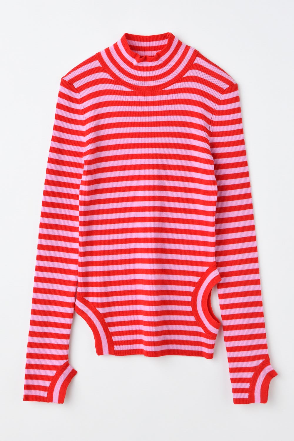 ＥＮＦＯＬＤニツト38 NECK-HOLE PULLOVER｜38｜RED｜KNIT WEAR｜|ENFÖLD OFFICIAL