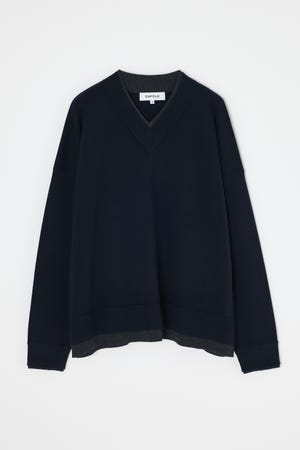エンフォルド FAKE-LAYERED PULLOVER 38 FAKE-LAYERED PULLOVER｜38｜WHT｜SHIRTS AND BLOUSES｜|ENFÖLD