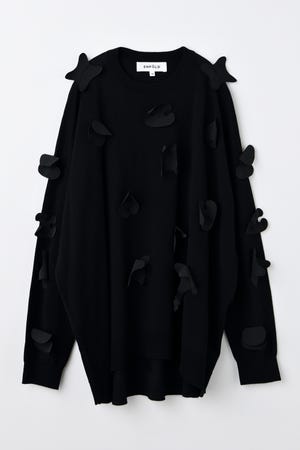 CHAIR-MOTIF PULLOVER｜38｜BLK｜KNIT WEAR｜|ENFÖLD OFFICIAL