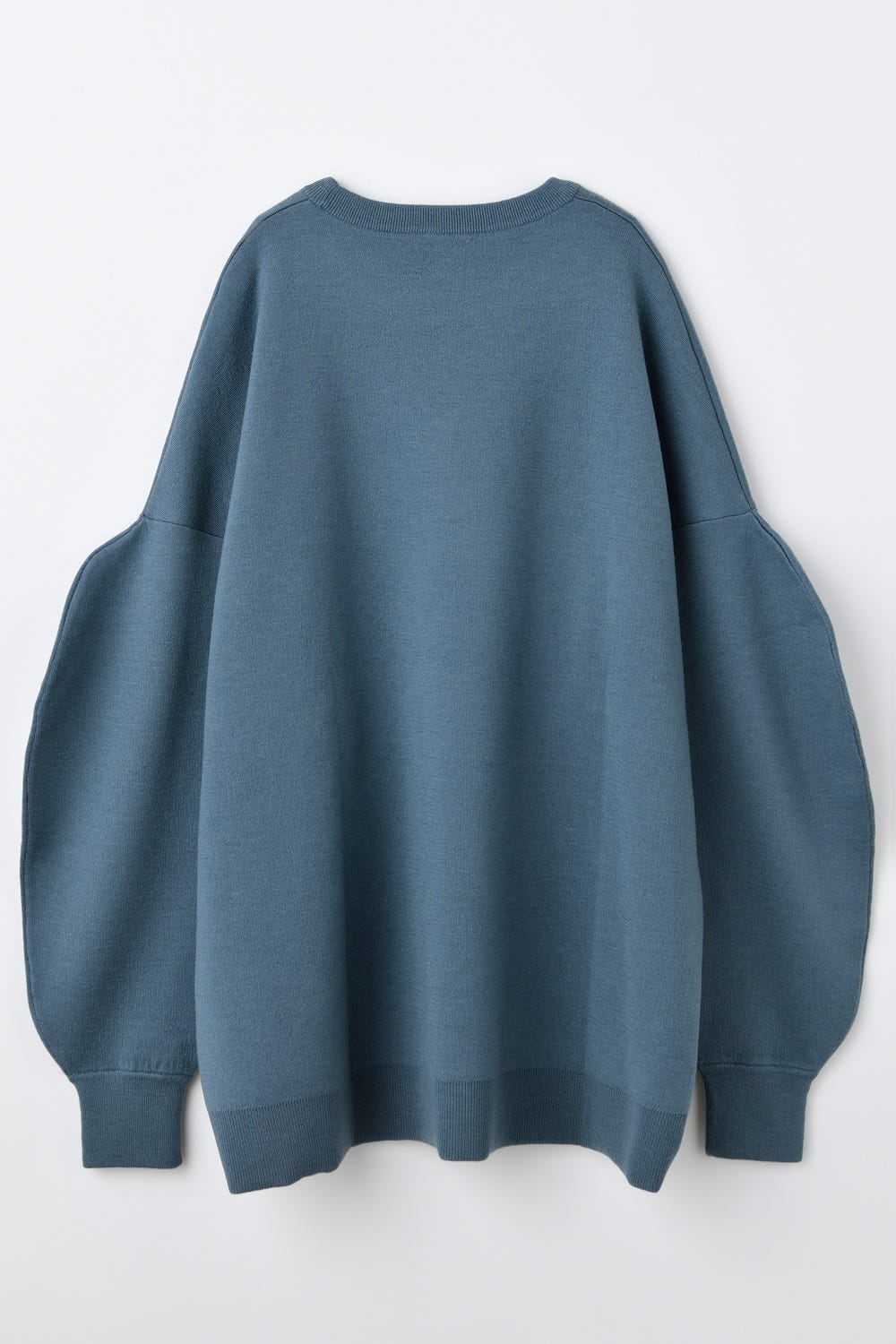 DOUBLE-FACE PULLOVER GRY 38