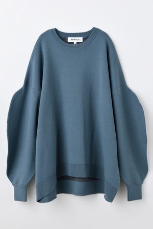 新品　エンフォルド　TUCK-NECK PULLOVER トップス U－SLIT BOX PULLOVER（300IA270