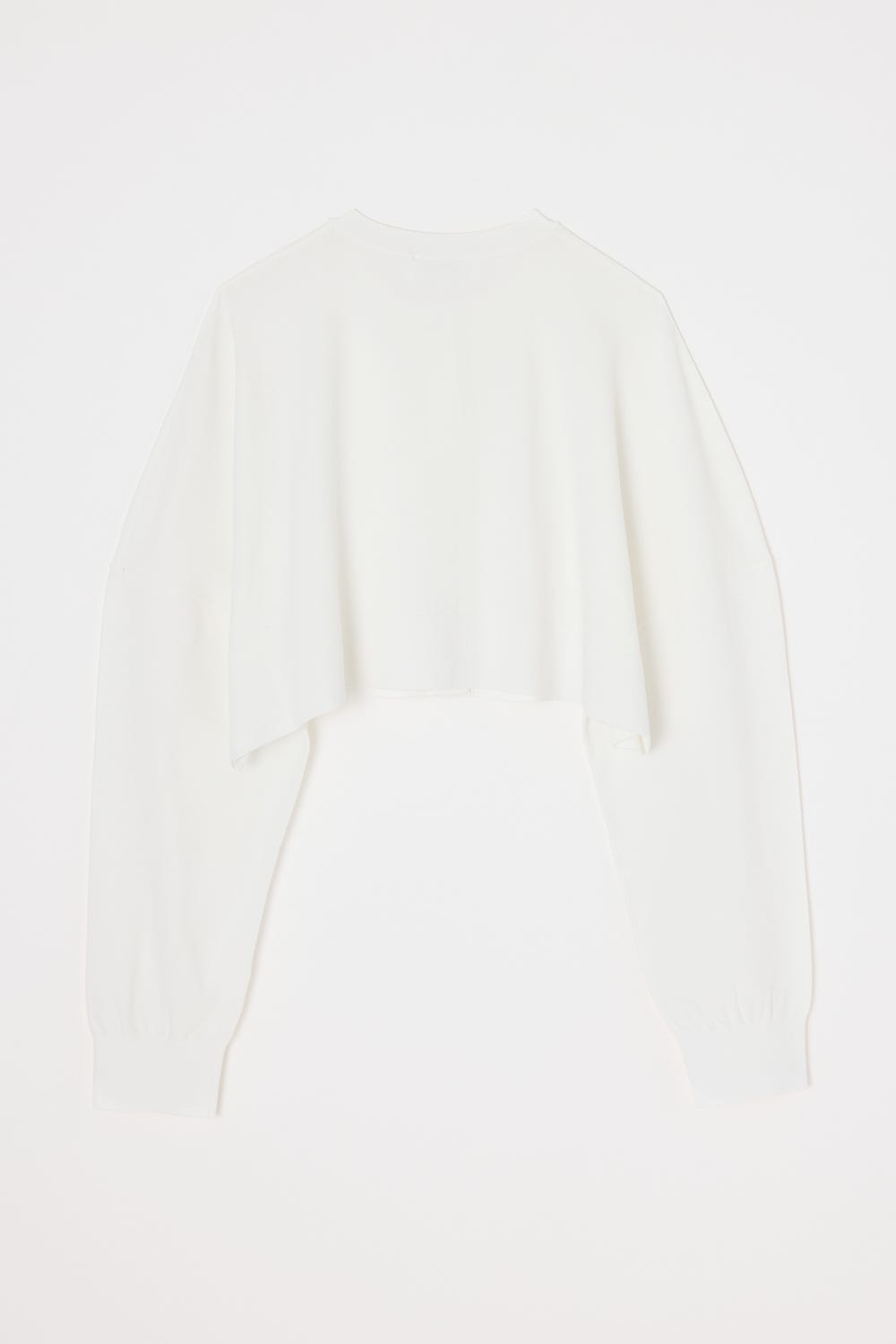 【ENFOLD】25AW新品　HALF-CIRCLE CARDIGAN　38 HALF-CIRCLE CARDIGAN｜38｜O/WHT｜KNIT WEAR｜|ENFÖLD OFFICIAL