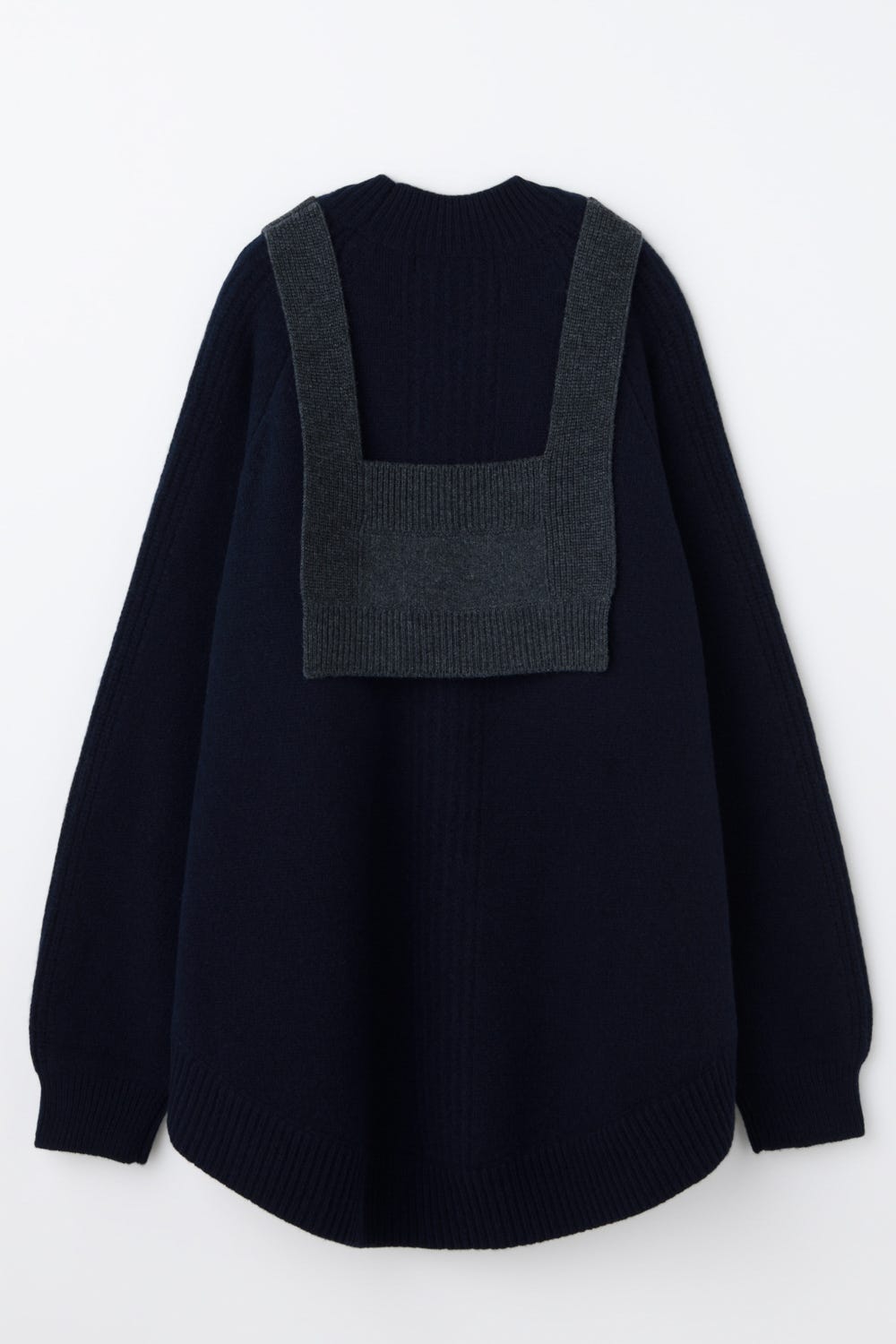 BUSTIER LAYERED PULLOVER｜38｜O/WHT｜KNIT WEAR｜|ENFÖLD
