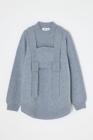 BUSTIER LAYERED PULLOVER