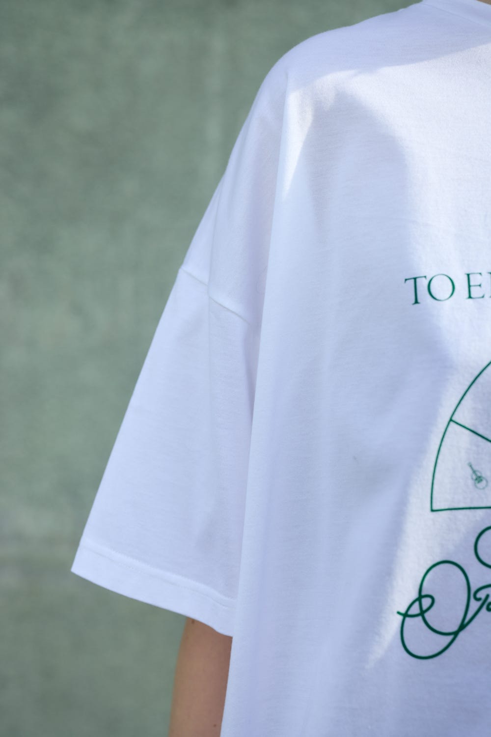 ENFOLD ホワイトTシャツ 38 RUFFLE-MOTIF T-SHIRT｜38｜WHT｜CUT AND SEWN｜|ENFÖLD