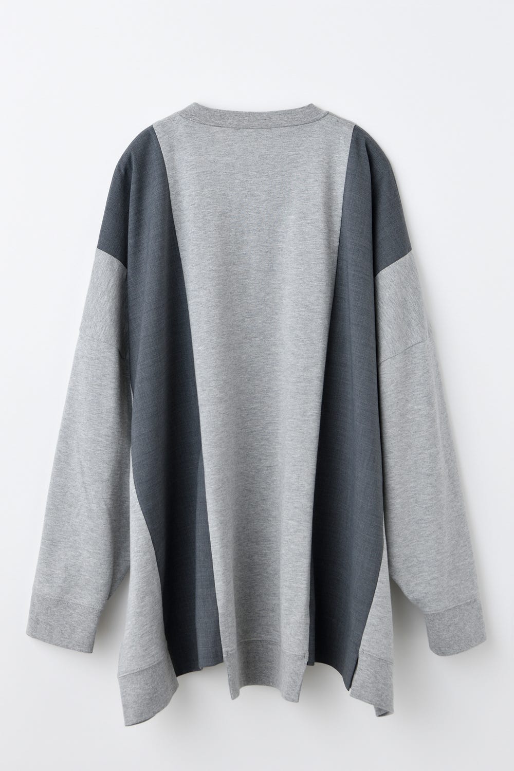 SWELL-HEM PULLOVER T.GRY 38
