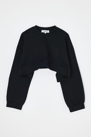 エンフォルド ROUND-HEM PULLOVER 黒 ROUND HEM PULLOVER/Black | FREY