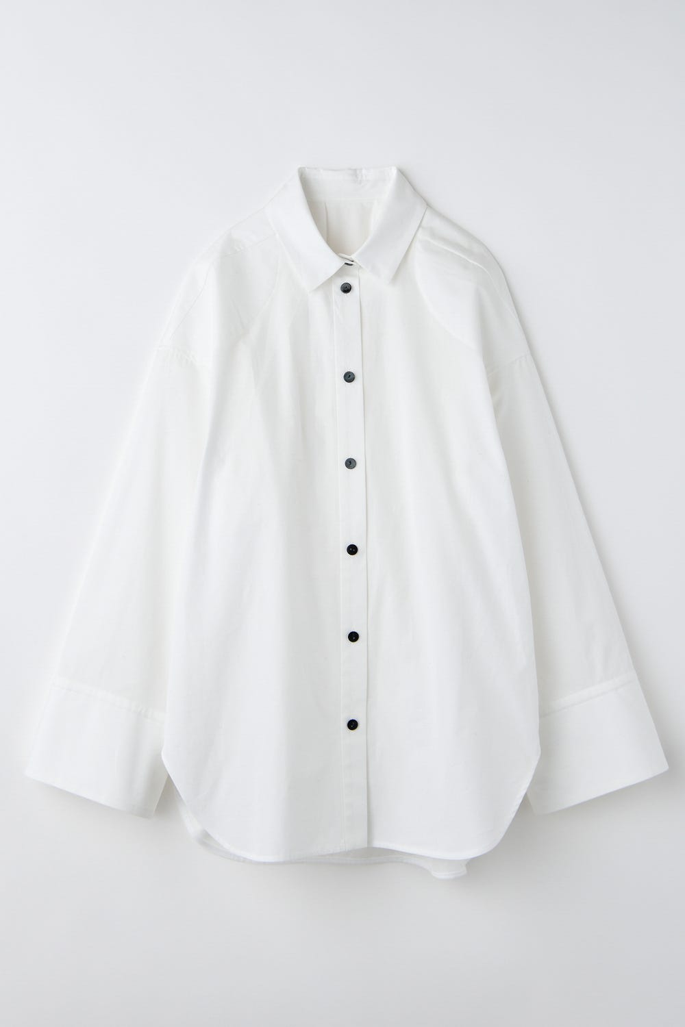 SOLID-SLEEVE SHIRT｜38｜WHT｜SHIRTS AND BLOUSES｜|ENFÖLD