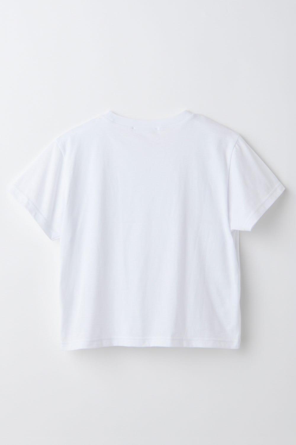 トップス ENFOLD RUFFLE-MOTIF T-SHIRT BLK RUFFLE-MOTIF T-SHIRT｜38｜WHT｜CUT AND SEWN｜|ENFÖLD
