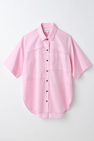 トップス ENFOLD STEP SHIRT 300IA530-0181 STEP SHIRT｜38｜M/BLU｜SHIRTS AND BLOUSES｜|ENFÖLD OFFICIAL