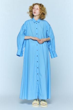 ENFOLD A-LINE HIDDEN ARM DRESS – COLDBECK ONLINE