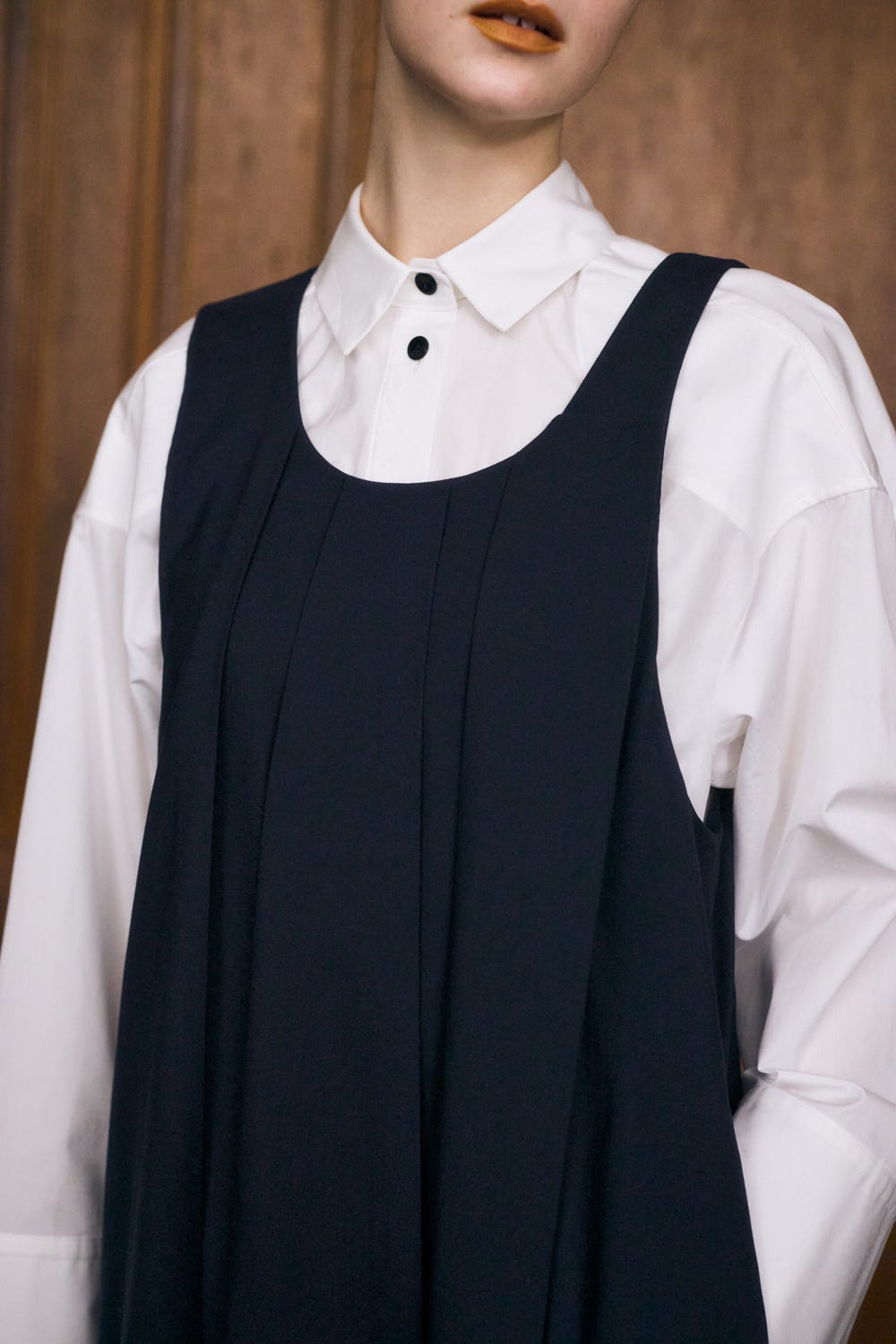 TUCK JUMPER-SKIRT｜36｜D/NVY｜DRESS｜|ENFÖLD OFFICIAL ONLINE