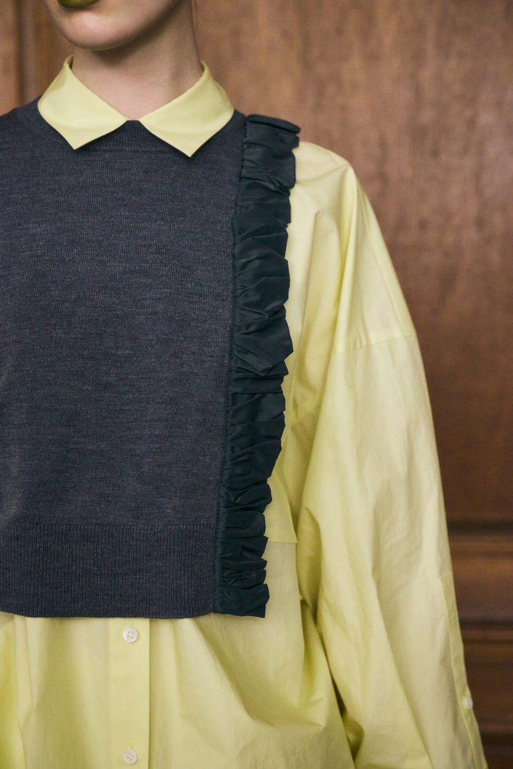 ASYMMETRY MINI VEST｜38｜D/NVY｜KNIT WEAR｜|ENFÖLD OFFICIAL