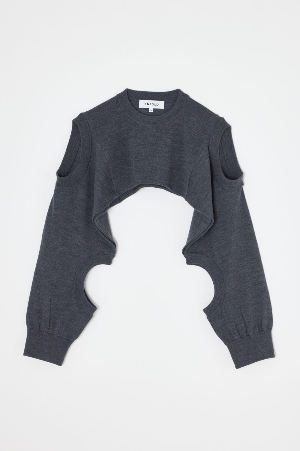 ENFOLD Knit Jumper サイズ38 MANY-NECK PARTS｜38｜BLK｜KNIT WEAR｜|ENFÖLD OFFICIAL ONLINE