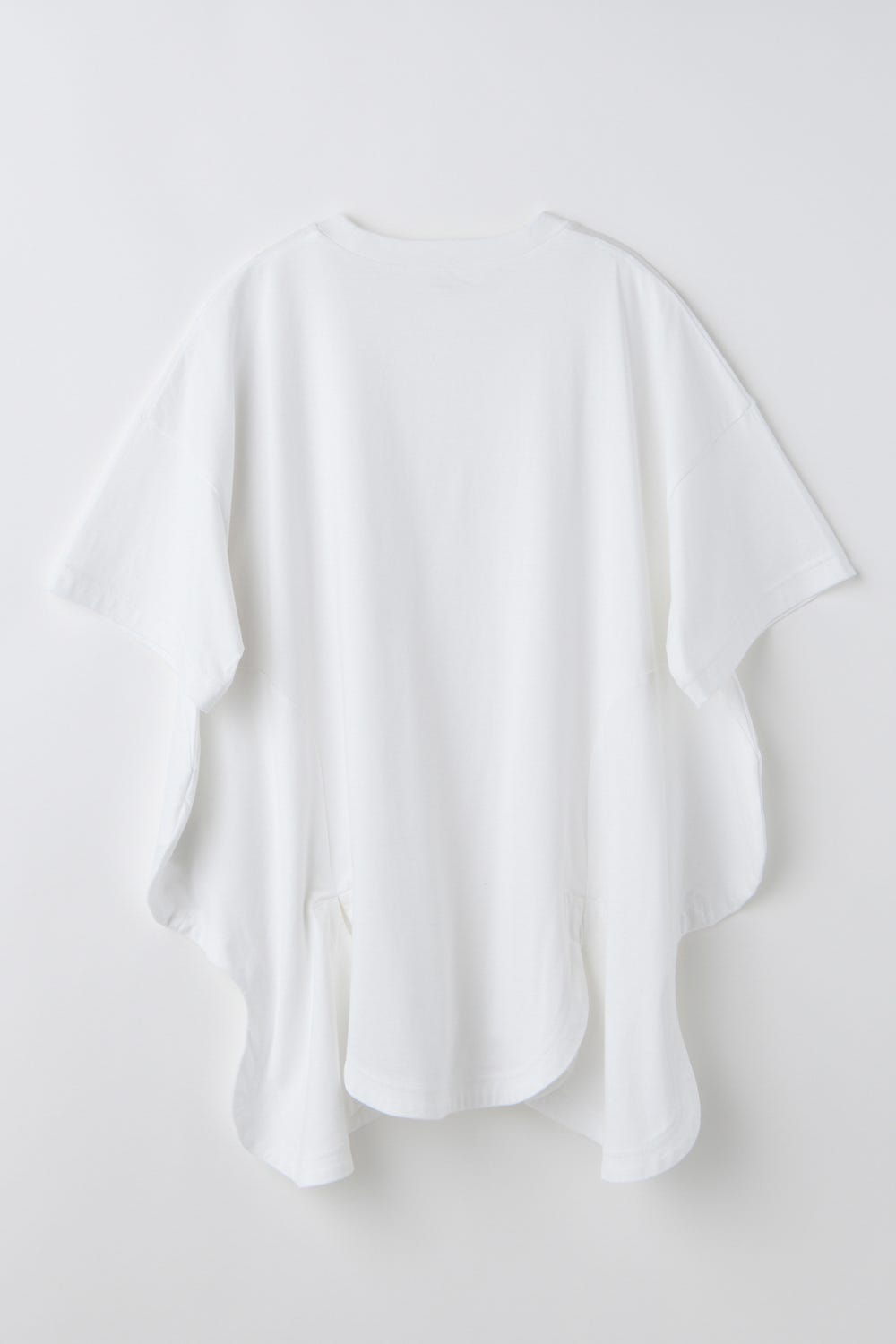 CURVE-SILHOUETTE T-SHIRT｜38｜WHT｜CUT AND SEWN｜|ENFÖLD