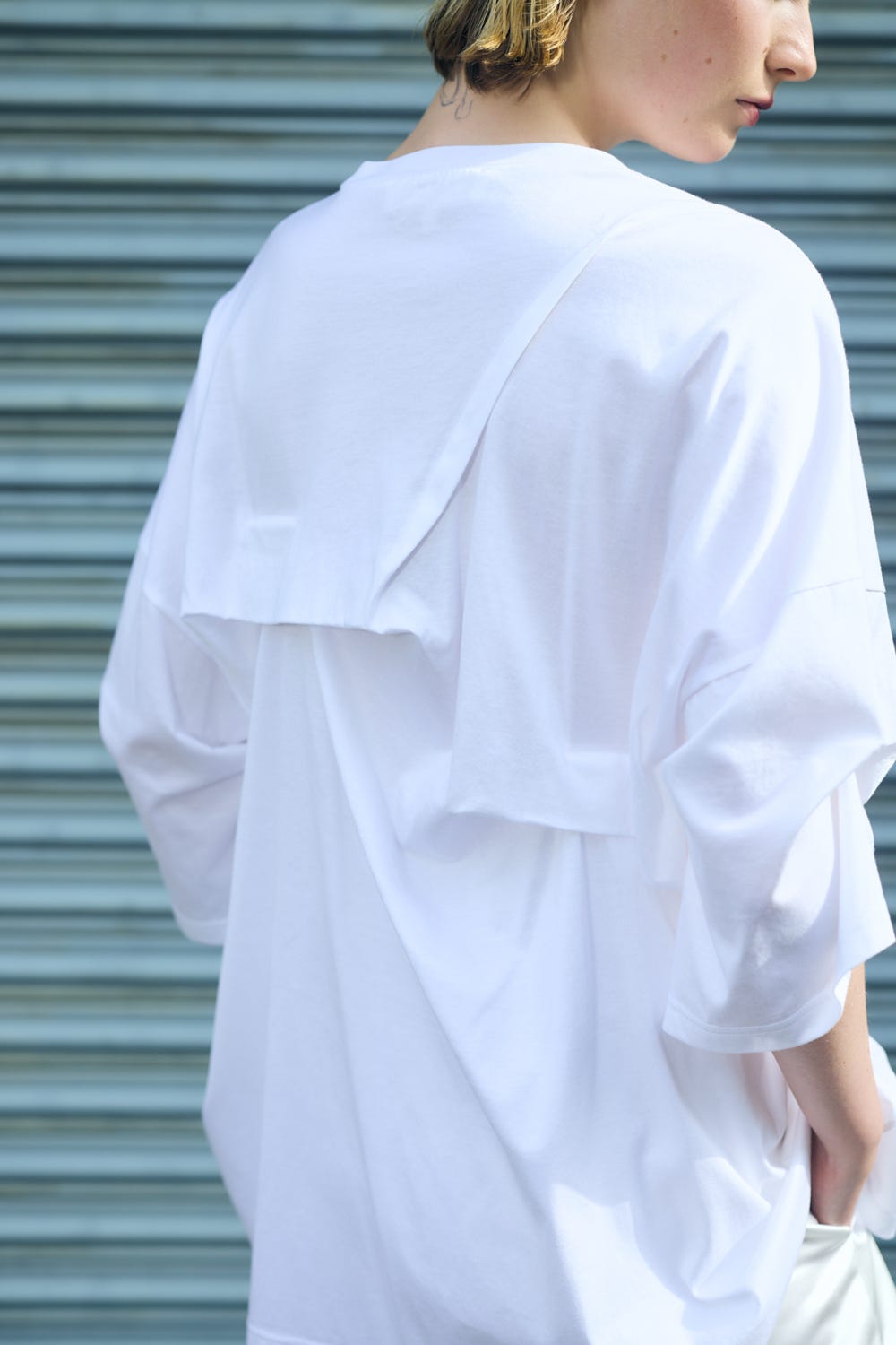 TUCK T-SHIRT｜38｜WHT｜CUT AND SEWN｜|ENFÖLD OFFICIAL ONLINE