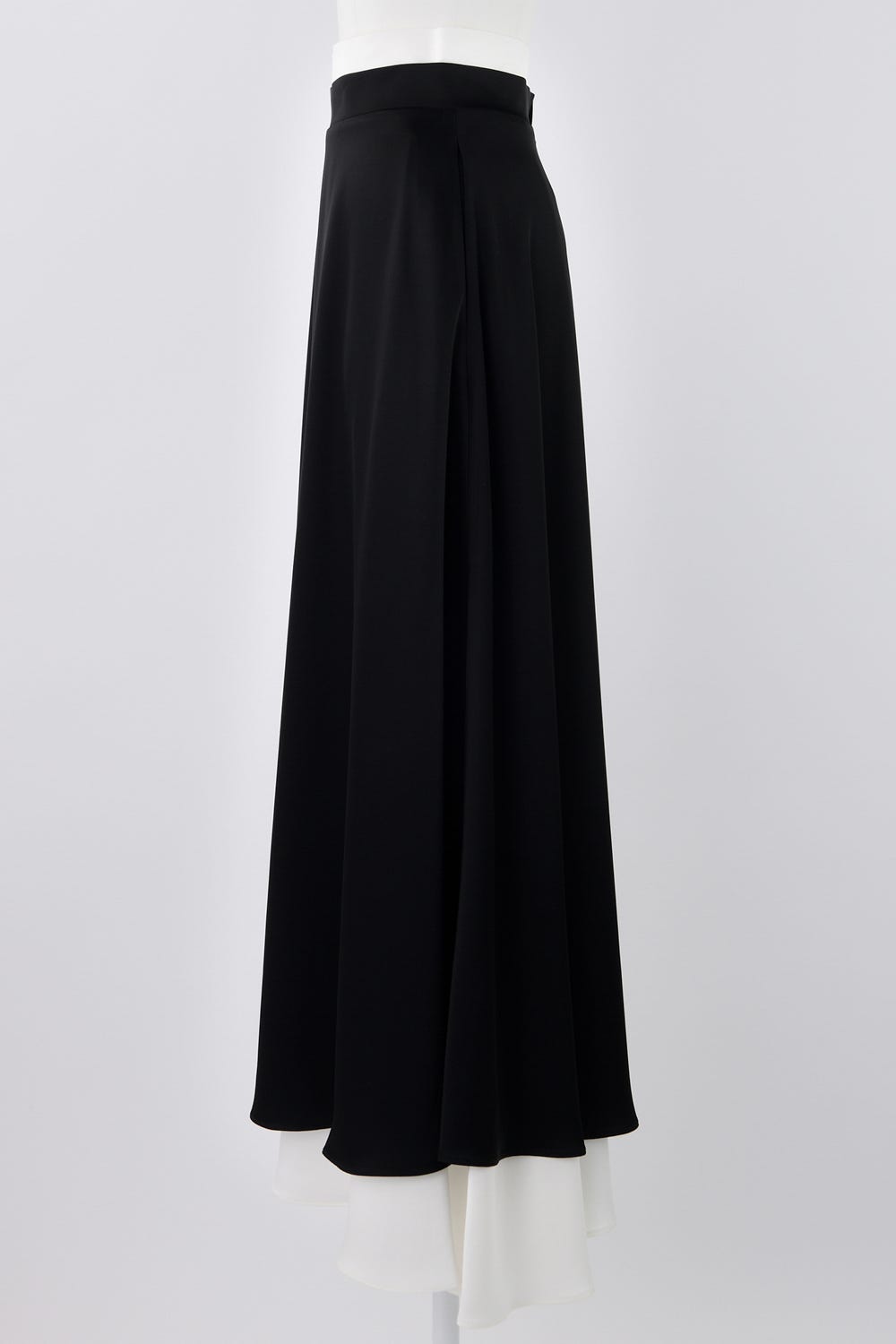 LAYERED CIRCULAR SKIRT BLK 36