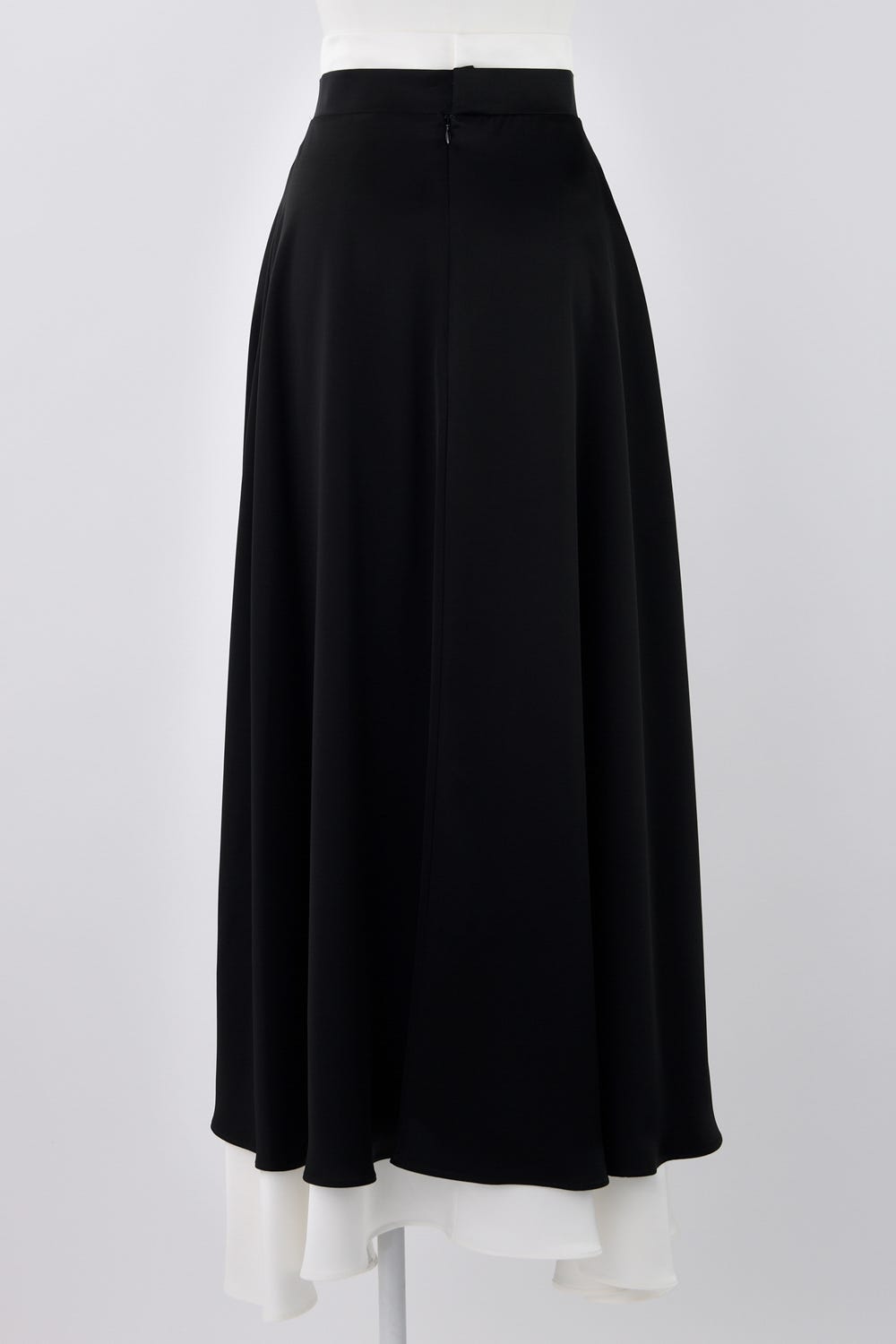 LAYERED CIRCULAR SKIRT BLK 36