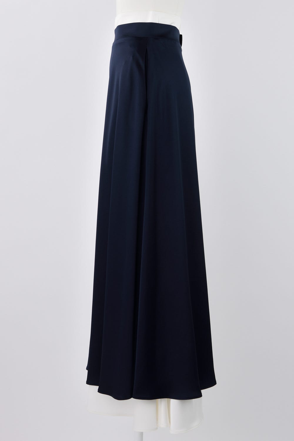 LAYERED CIRCULAR SKIRT D/NVY 38