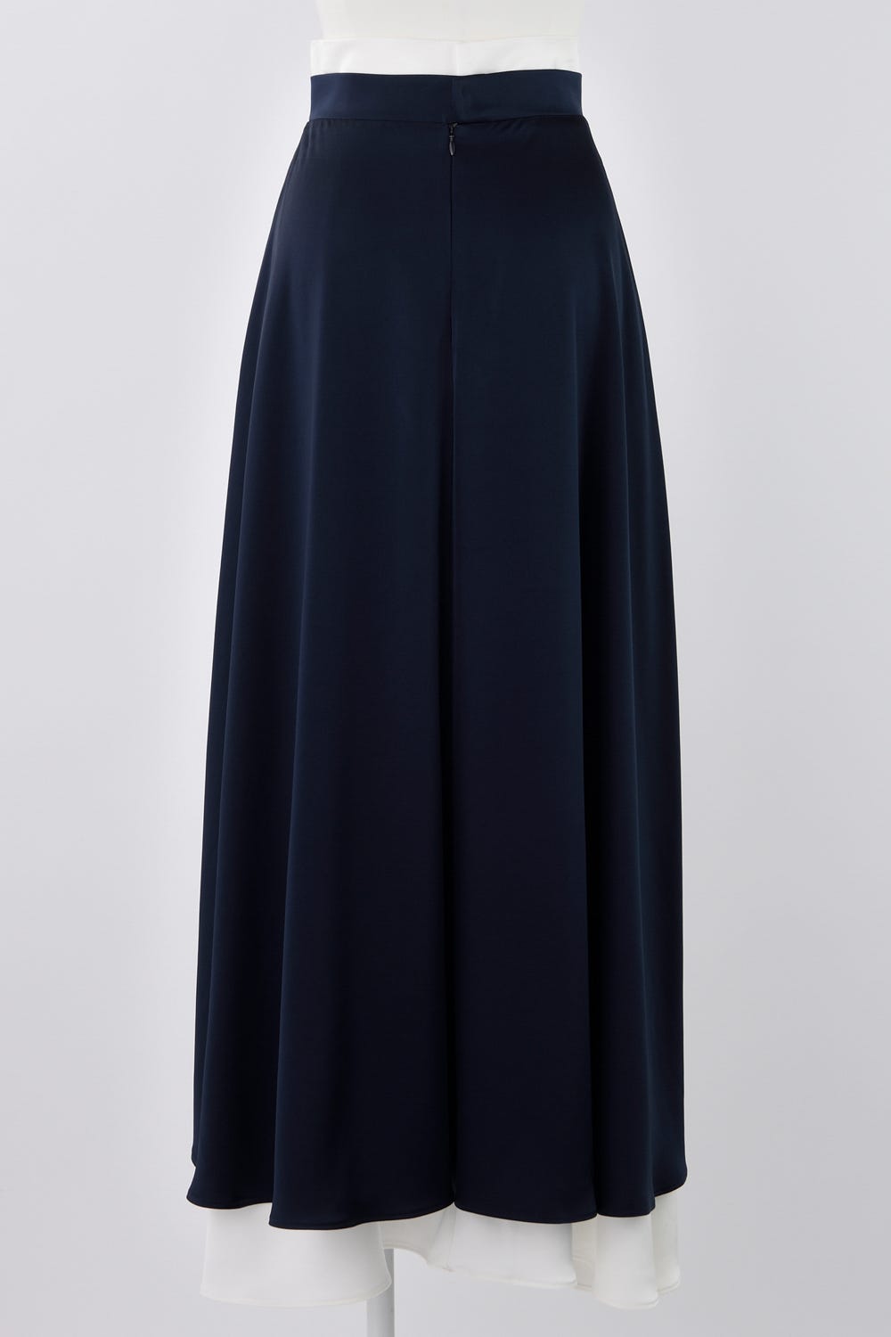 LAYERED CIRCULAR SKIRT D/NVY 38