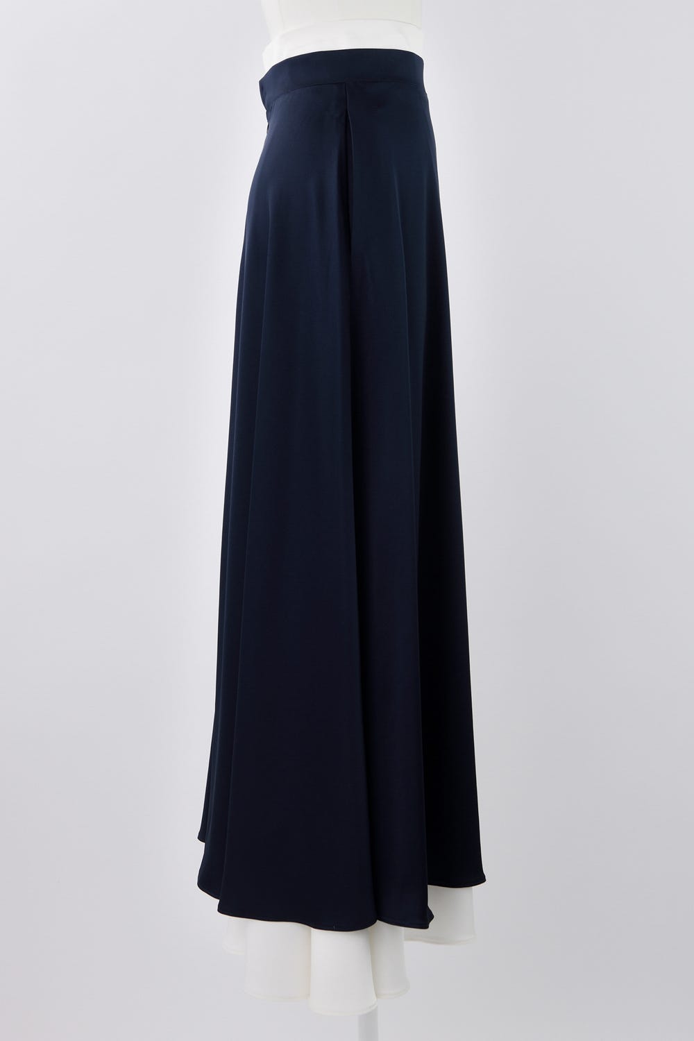 LAYERED CIRCULAR SKIRT D/NVY 38