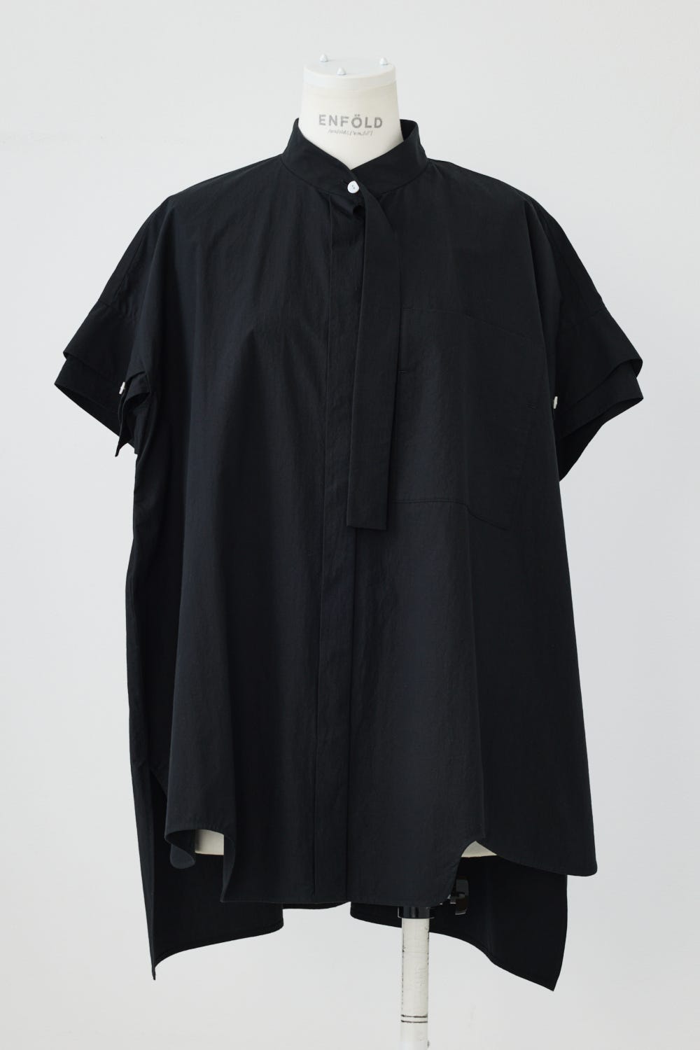 ROLL-UP SLEEVES SHIRT｜38｜L/BLU｜SHIRTS AND BLOUSES