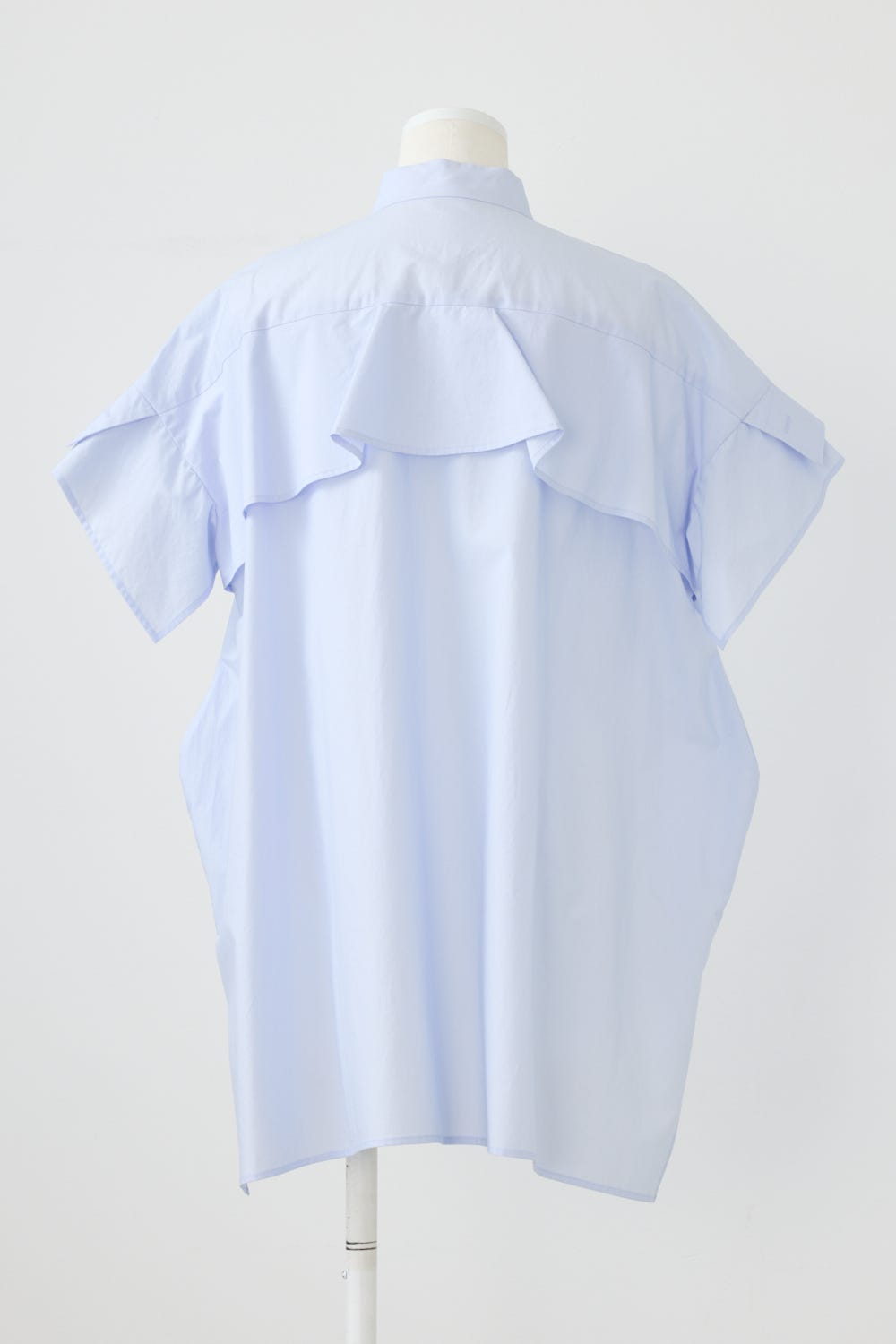 ROLL-UP SLEEVES SHIRT｜38｜L/BLU｜SHIRTS AND BLOUSES