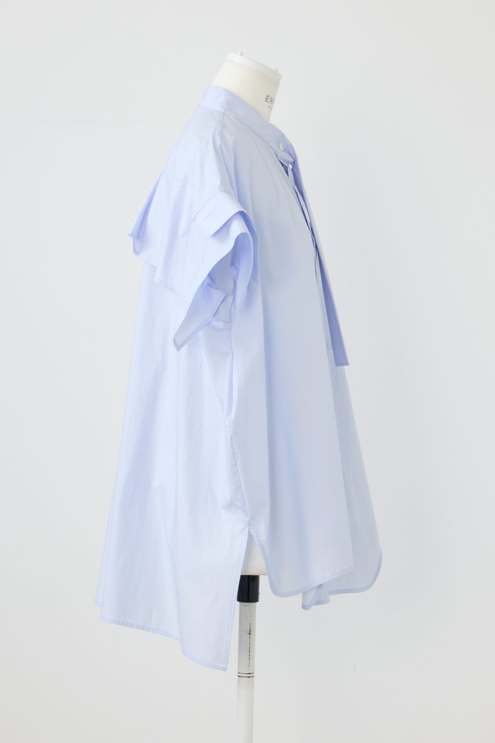 ROLL-UP SLEEVES SHIRT｜38｜L/BLU｜SHIRTS AND BLOUSES