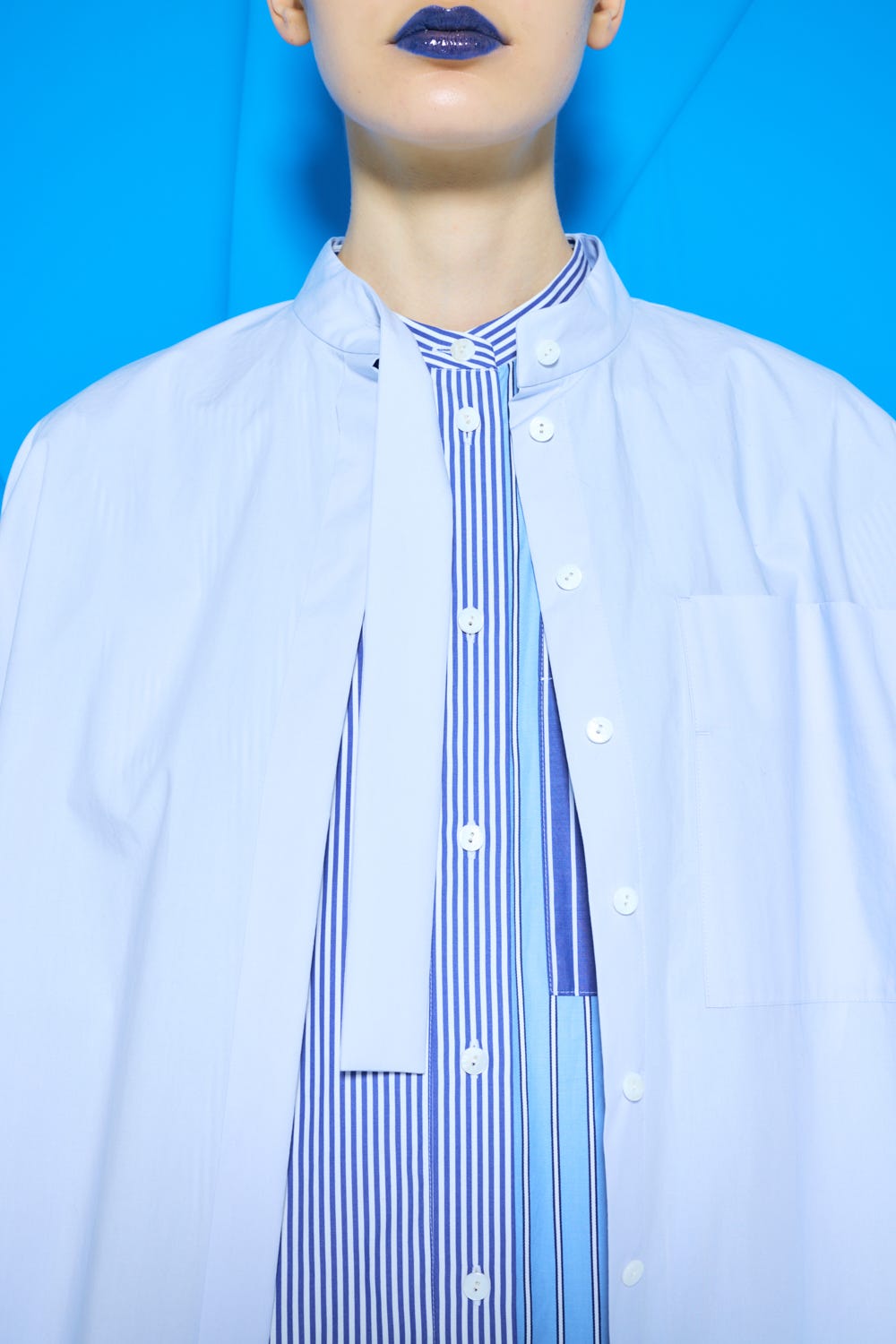ROLL-UP SLEEVES SHIRT｜38｜BLK｜SHIRTS AND BLOUSES｜|ENFÖLD