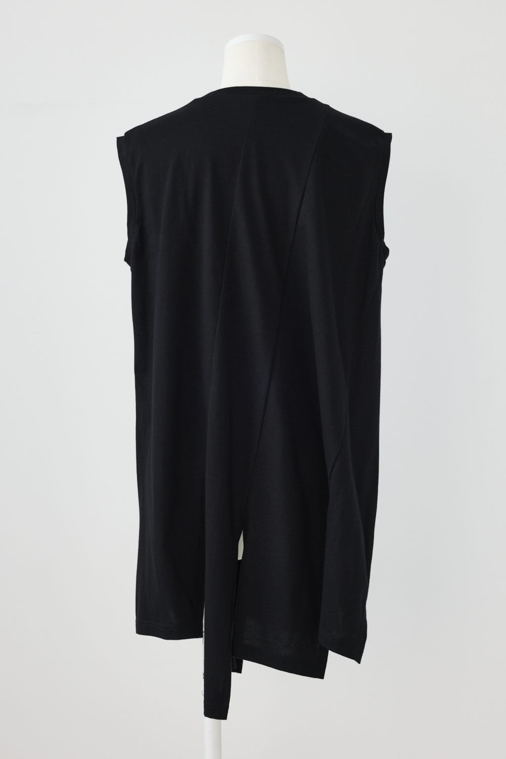 BIAS-SLIT TANK-TOP BLK 38