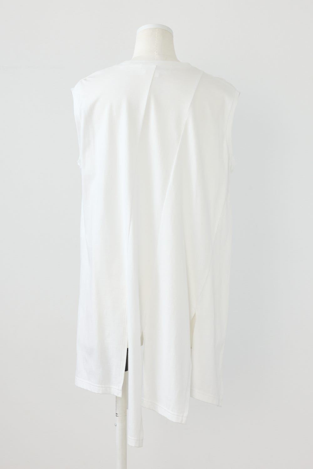 BIAS-SLIT TANK-TOP WHT 38