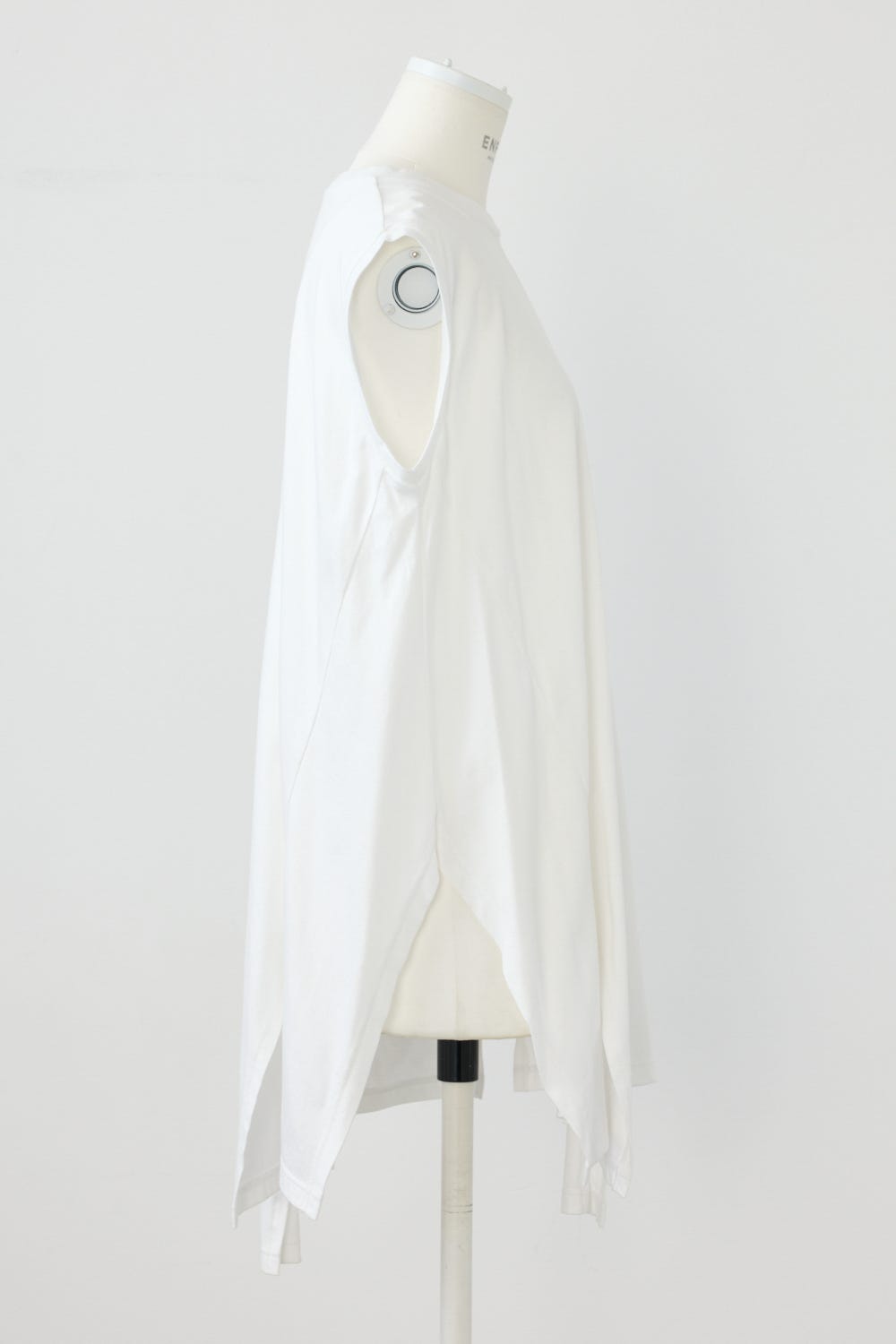 BIAS-SLIT TANK-TOP WHT 38