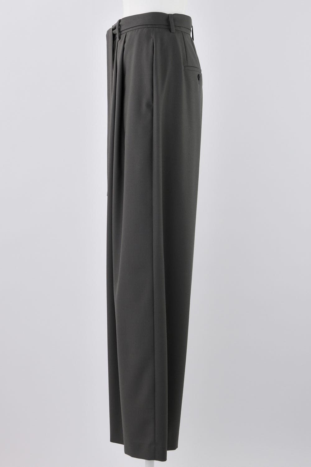 TUCK WIDE-PANTS GRY 36
