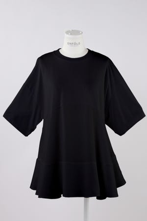 24SS】ENFOLD エンフォルド / PETAL-HEM T-SHIRT / Tシャツ