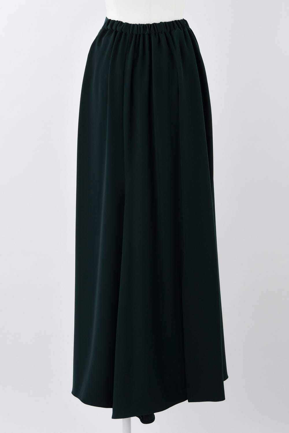 RANDOM-HEM SKIRT D/GRN 36