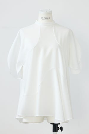 DRAPE PULLOVER｜38｜WHT｜SHIRTS AND BLOUSES｜|ENFÖLD