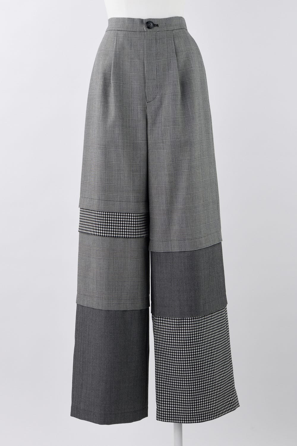 MIX WIDE-PANTS BLK 36