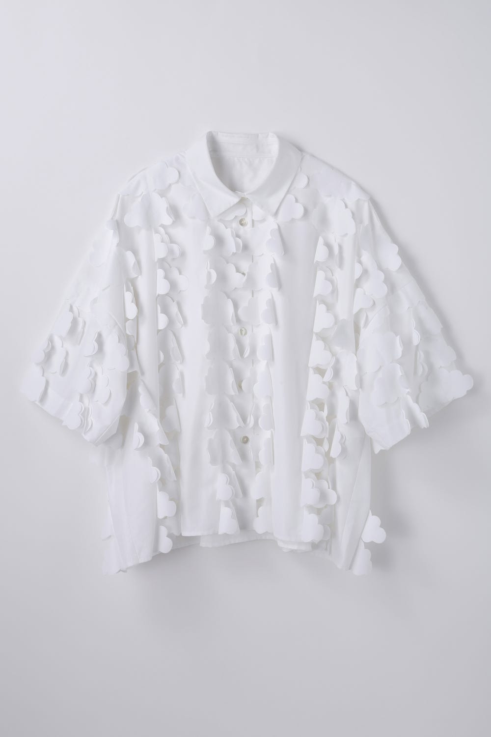 CUT-WORK SHIRT WHT 38