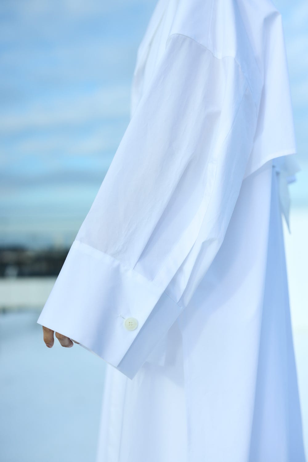 SHIRT JACKET WHT 38